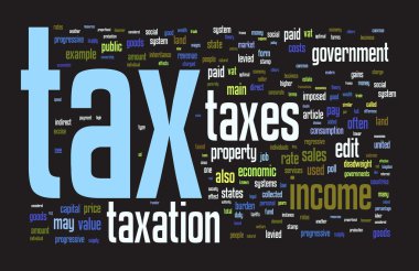 Tax background clipart