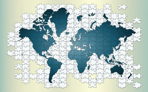 stock image Our little puzzled world