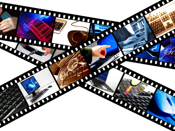 stock image Computer filmstrip graphic