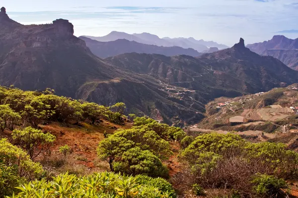 stock image Roque Bentayga in Gran Canaria