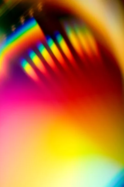 stock image Rainbow reflection from CD