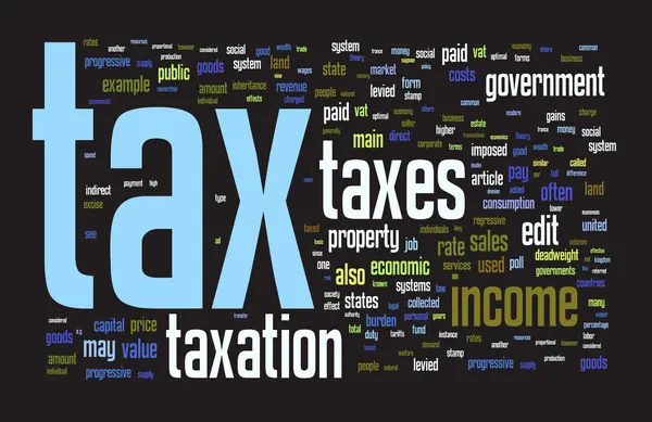 stock image Tax background