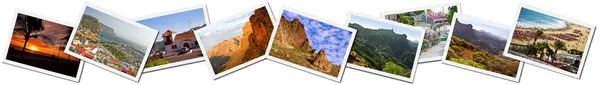 Collage of Canary Islands photos — Stock Photo, Image
