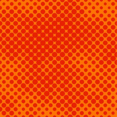 Orange halftone clipart