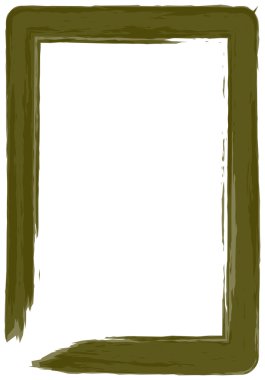 Zeytin grunge çerçeve
