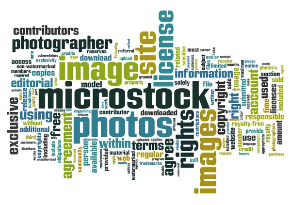 stock vector Microstock words