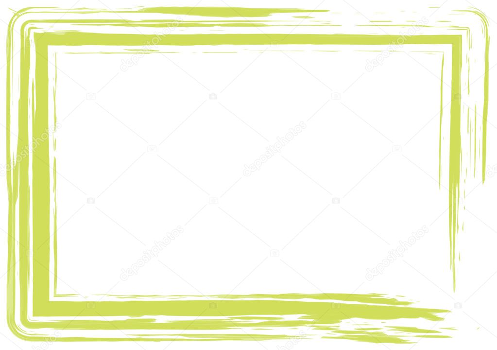 Light green grunge frame