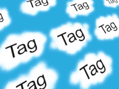Tag clouds clipart