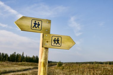 yön tabelası hiking