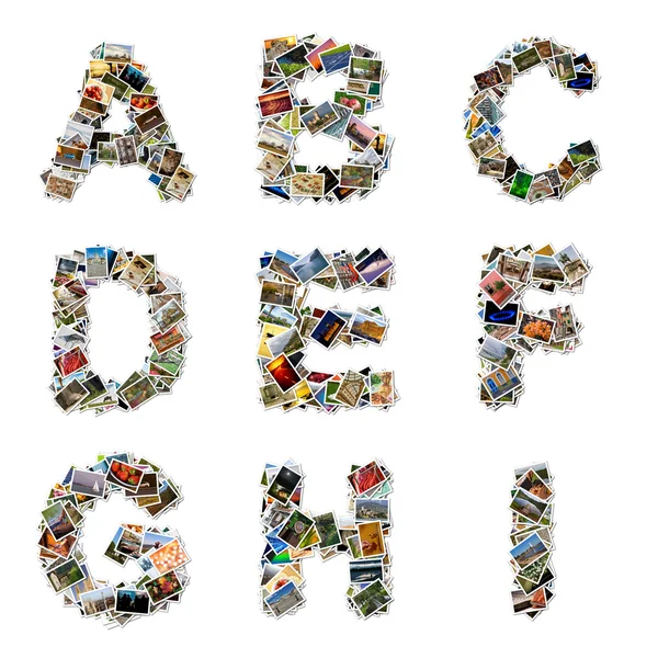 stock image Pictures alphabet A-I