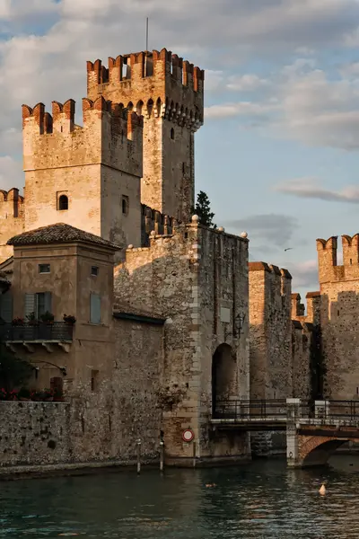 stock image The Scaliger Castle, Sirmione, Italy