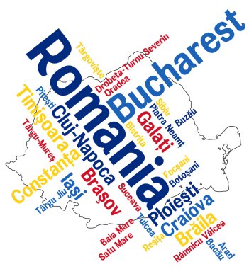 Romanya harita ve şehirler
