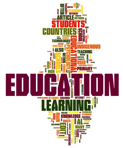 stock vector Education Word Cloud