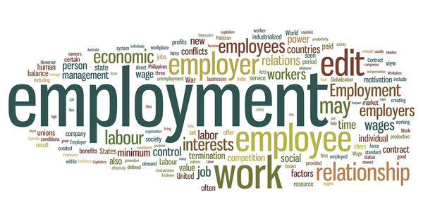 Employment Word Cloud