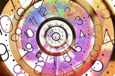 Eternal Time Background clipart