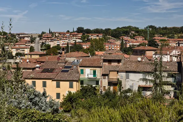 View over Asciano, Italy — Stock Photo, Image