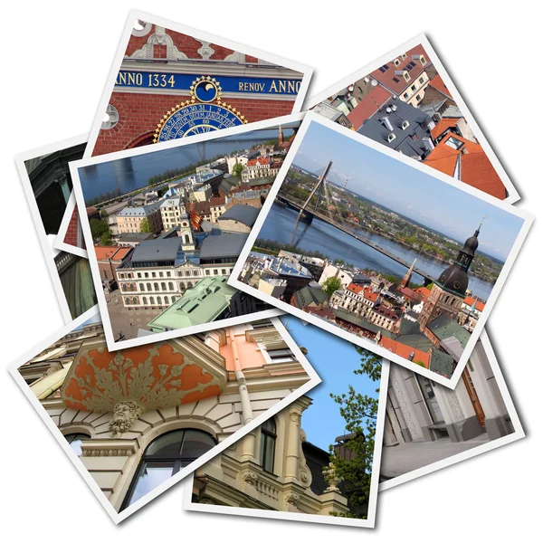 Riga postcards — Stock Photo, Image
