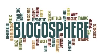 Blogging Words clipart