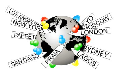 Geotagging clipart