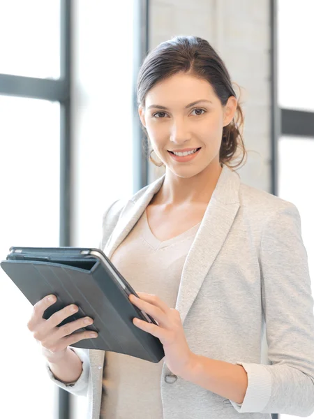 Woman with tablet pc computer — Stock Photo, Image