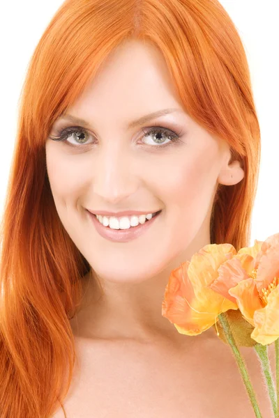 Oranje bloemen — Stockfoto