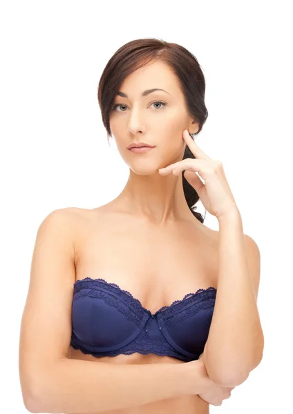 Beautiful woman in bra — Stock Photo, Image