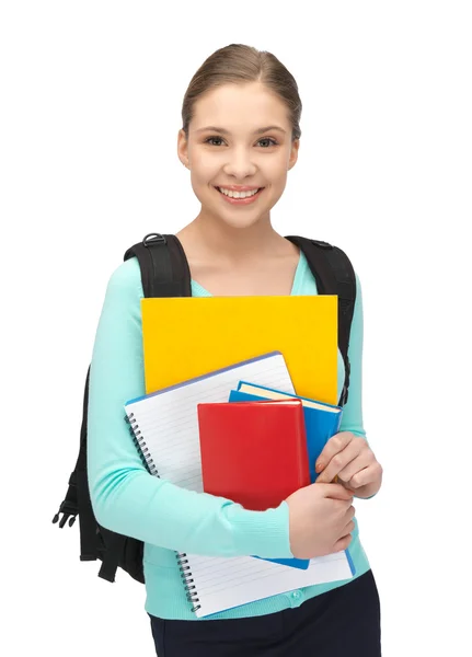 Ragazza adolescente felice e sorridente — Foto Stock