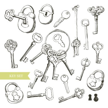 Key set clipart