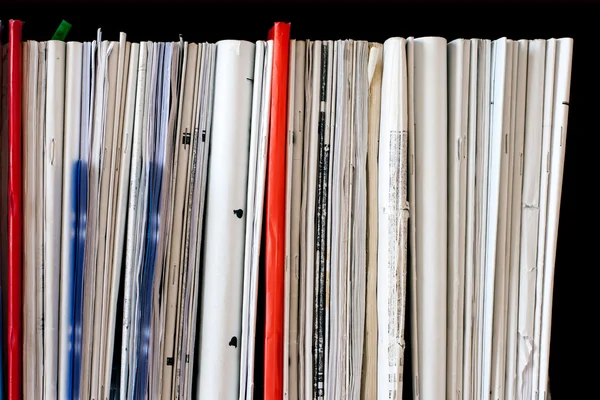 Bindings of old exercise books and pamphlets — Stock Photo, Image