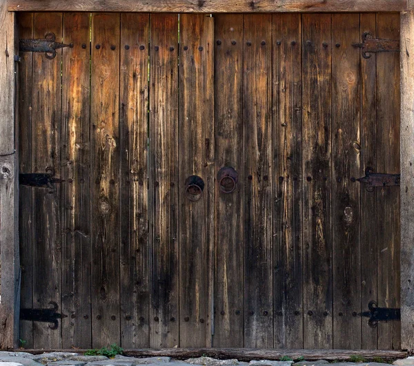 Puerta de madera vieja — Foto de Stock