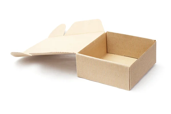 Stock image Empty cardboard box