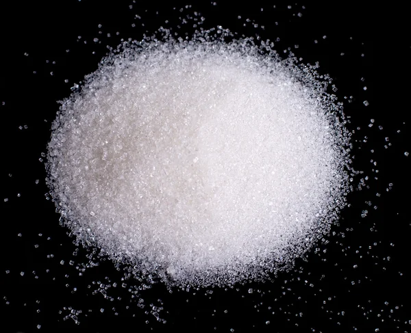 Una montagna di zucchero granulato — Foto Stock
