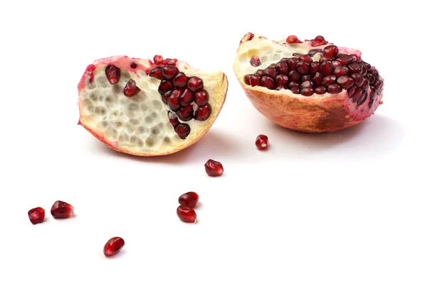 stock image Pomegranate on white background