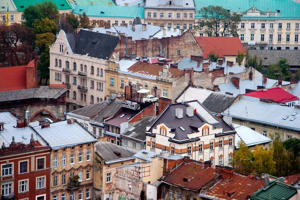 Lviv no outono, Ucrânia — Fotografia de Stock