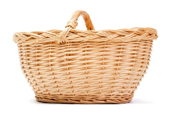 stock image Empty basket on white background