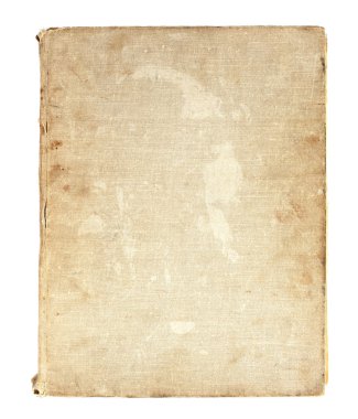 Old book in a cloth cover clipart