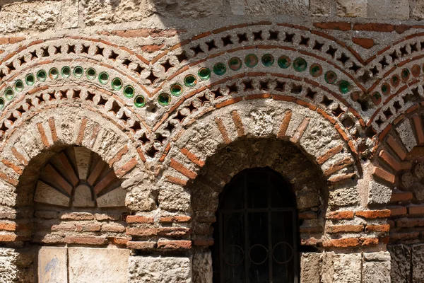 Muur van de oude christelijke kerk — Stockfoto