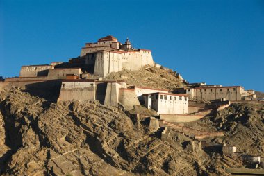 Gyantse fort clipart