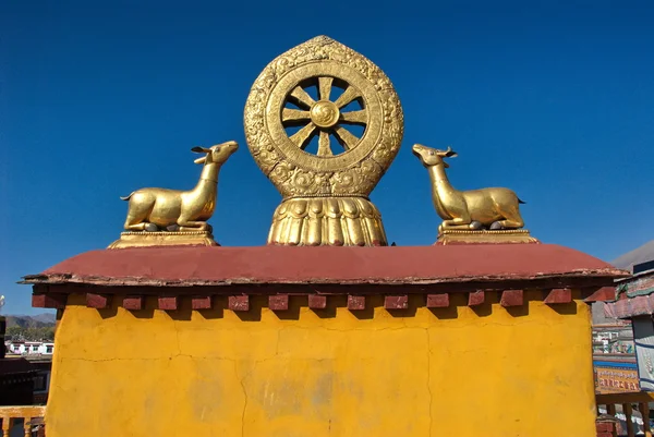 Дхарма-колесо — стоковое фото
