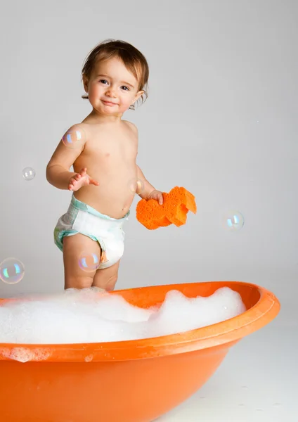 Listo para tomar el baño — Foto de Stock