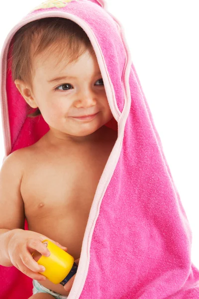 婴儿毛巾 — 图库照片