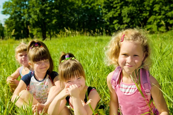 Preschool girls — Stock Photo, Image