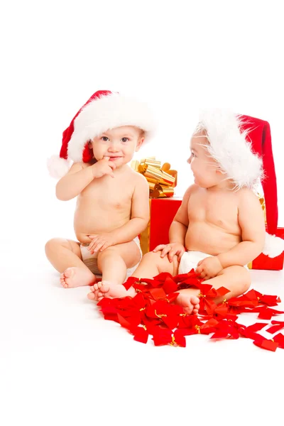 Bebés de Navidad — Stok fotoğraf
