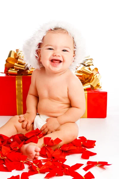 Lovely Santa baby — Stock Photo, Image