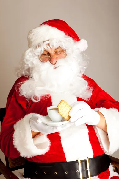Coffee time for Santa Claus — Stock Photo, Image
