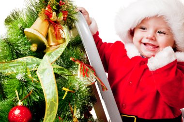 Adım merdivenin bebek