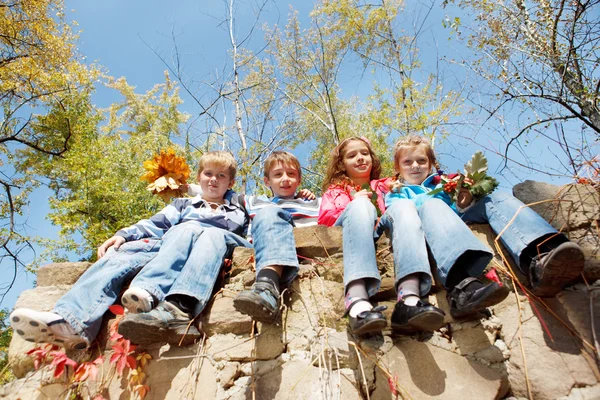 Four friends — Stock Photo, Image