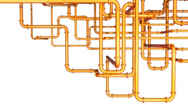 Pipes isolated clipart