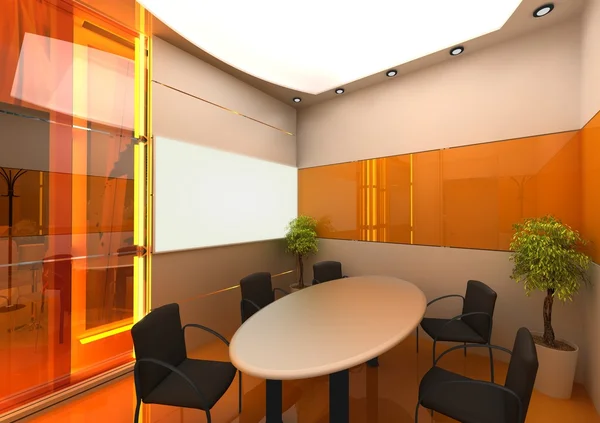 Orange room — Stock Photo, Image