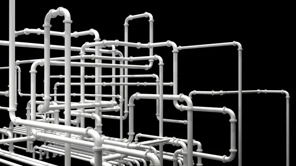 Pipes isolated — Stock Photo, Image